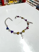 GÜMÜŞTEL EL SANATLARI Sertifikalı Hematit Doğal Taş Bileklik & Halhal Özel Tasarım thumbnail 5