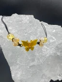 GÜMÜŞTEL EL SANATLARI Sertifikalı Sitrin Doğal Taş Tasarım El Yapımı Bileklik thumbnail 4