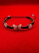 GÜMÜŞTEL EL SANATLARI Sertifikalı Sedef Doğal Taş El Yapımı Tasarım Bileklik AAA Kalite thumbnail 2