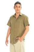 Rahat Kesim Kısa Kollu Erkek Gömlek - 2