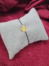 GÜMÜŞTEL EL SANATLARI Sertifikalı Doğal Ham Damla Kehribar Bileklik thumbnail 3