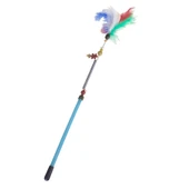 Markapet Yaylı Kedi Oyun Oltası 45 cm - 57 cm Mavi - 1