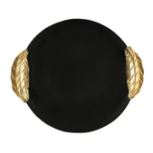 Vitale Siyah Gold Dekoratif Tepsi 42*48*3 cm - 1