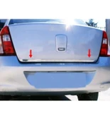 Renault Clio 2 Symbol Krom Alt Bagaj Çıtası 1998-2006 Paslanmaz Çelik thumbnail 1