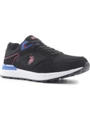 U.S.POLO ASSN.MARTIN 4FX SİYAH KIRMIZI COMFORT CASUAL SPOR AYAKKABI - 3