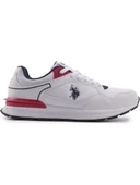 U.S.POLO ASSN MARTIN 4FX BEYAZ LACİ KIRMIZI COMFORT CASUAL SPOR AYAKKABI thumbnail 1
