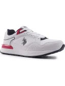 U.S.POLO ASSN MARTIN 4FX BEYAZ LACİ KIRMIZI COMFORT CASUAL SPOR AYAKKABI thumbnail 4