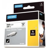 Dymo Rhinopro Isıyla Küçülen Şerit 9Mmx1,5M Beyaz/Siyah18053 - 1