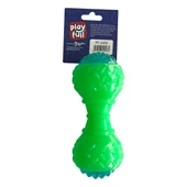 Playfull Aktivite Sesli ve Işıklı Köpek Oyuncak Dumbel 5x15 cm Yeşil - 1