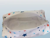 Yıldız Desen Pamuklu Kumaş Makyaj Çantası 27 x 12 x 8 cmSYG-YLDZ01 thumbnail 5