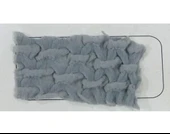 1 Adet Altın Yonca Makarna Desen (Pıtırcık) Maxi Çekyat Koltuk Örtüsü-Gri thumbnail 2