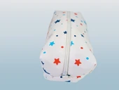 Yıldız Desen Pamuklu Kumaş Makyaj Çantası 27 x 12 x 8 cmSYG-YLDZ01 thumbnail 3