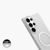Galaxy S25 Ultra Kılıf M-safe Şarj Özellikli Şeffaf Youngkit Crystal Shield Serisi Kapak - 10