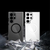 Galaxy S25 Ultra Kılıf M-safe Şarj Özellikli Şeffaf Youngkit Crystal Shield Serisi Kapak - 4