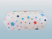 Yıldız Desen Pamuklu Kumaş Makyaj Çantası 22 x 10 x 8cm SYG-YLDZ02 thumbnail 1