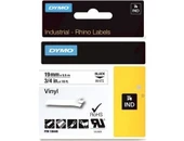 Dymo 18445 Rhinopro Renkli Vinil Şerit (19Mmx5,5Mt) Beyaz-Siyah - 1