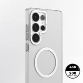 Galaxy S25 Ultra Kılıf M-safe Şarj Özellikli Şeffaf Youngkit Crystal Shield Serisi Kapak - 6