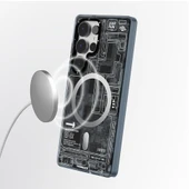 Galaxy S25 Ultra Kılıf M-safe Şarj Özellikli YoungKit Technology Serisi Kapak - 9