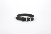Doggie Deri El Yapımı Köpek Boyun Tasması 1,5x20-26 cm Siyah - 2