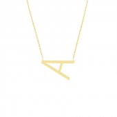 14K Altın Harf Kolye thumbnail 2