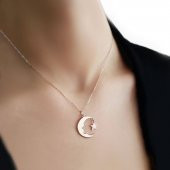 14k Altın Atatürk Ayyıldız Kolye thumbnail 2