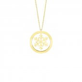 14k Altın KarTanesi Kolye thumbnail 4