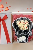 Sevgiliye Özel Kalp Led Işıklı Romantik Peluş Ayıcık Buketi thumbnail 3