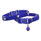 Markapet Kadife Kedi Boyun Tasması Kalpli 20-32 cm Mavi - 1