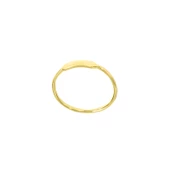14k Altın Plaka Bar Minimal Yüzük thumbnail 2