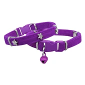 Markapet Kadife Kedi Boyun Tasması Yıldızlı 20-32 cm Mor - 1
