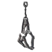 Köpek Göğüs Tasma Seti Dalga Desenli 1.5 cm*35-48 cm Siyah-Beyaz thumbnail 5