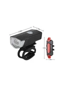 Forte Gt Bisiklet Işığı USB Şarjlı LED Ön Arka Set Xbyc 6116 - 5