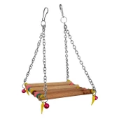 Renkli Boncuklu Ve Çanlı Gondol Kuş Salıncağı 9*11-18 cm - 1
