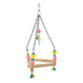 Renkli Boncuklu Ve Üçgen Zilli Kuş Salıncağı 11-16 cm - 2