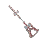 Köpek Göğüs Tasma Seti Ekose Desenli Papyonlu 1.5 cm*35-48 cm Kırmızı thumbnail 7