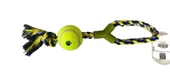 Düğümlü Y Şekilli Tenis Toplu Köpek Oyuncağı 7-37 cm Mavi - 3
