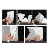 20x20 Mini Stüdyo Led Işıklı Ürün Fotoğraf Çekim Çadırı - 6