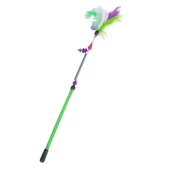 Markapet Yaylı Kedi Oyun Oltası 45 cm - 57 cm Yeşil - 1