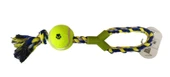 Düğümlü Y Şekilli Tenis Toplu Köpek Oyuncağı 7-37 cm Mavi - 1
