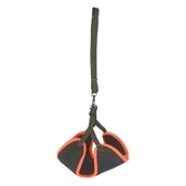 Kedi Köpek Havalı Göğüs Tasma Seti Large 38-45 cm + 130 cm Haki Turuncu - 1