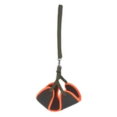 Kedi Köpek Havalı Göğüs Tasma Seti Large 38-45 cm + 130 cm Haki Turuncu - 4