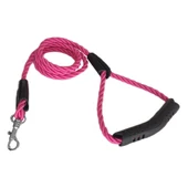 Üçlü Sarmallı Köpek Gezdirme Halatı 1 cm-120 cm Pembe - 2
