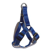 Gezdirme Kayışlı Dokuma Köpek Göğüs Tasma Seti 32*47-110 cm Mavi - 2