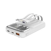 Mcdodo MC-1370 20000 mAh Çift USB Çıkışlı 5V 2.1A LED Göstergeli Siyah Powerbank - 1