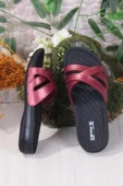 Ceyo 9942-1 Bordo Rahat Ortapedik Kadın Terlik - 5