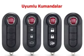 Doblo Ducato Boxer Jumper Uyumlu Nano Silikon Kumanda Anahtar Kılıfı Oto Anahtarlık Gri Gold thumbnail 5