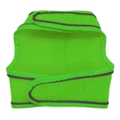 Çift Kilitli Sportif Kedi Köpek Göğüs Tasma Seti 30-38 cm Small Yeşil thumbnail 2
