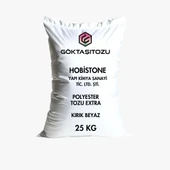 POLYESTER TOZU EXTRA HOBİ HARCI OBJE MUMLUK HEYKEL SAKSI YAPIMI İÇİN KIRIK BEYAZ DÖKÜM TOZU 25 KG - 1