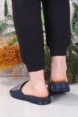 Ceyo 9942-8 Lacivert Rahat Ortapedik Kadın Terlik thumbnail 4