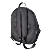 Kalpli Patili Astronot Şeffaf Taşıma Sırt Çantası Siyah 24x32x42 cm - 8